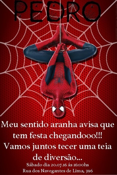 10 Convite Homem Aranha 10x15 Frete Gratis Ju Uva 10 Convite Homem Aranha 10x15 Frete Gratis Ju Uva