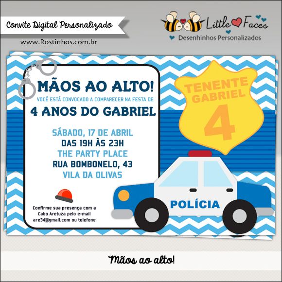 Mãos Ao Alto! Você Está Intimado A Comparecer à Uma Festa Super Mãos Ao Alto! Você Está Intimado A Comparecer à Uma Festa Super