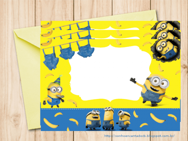 Convite Minions Para Imprimir GrÃtis Free Convite Minions Para Convite Minions Para Imprimir GrÃtis Free Convite Minions Para