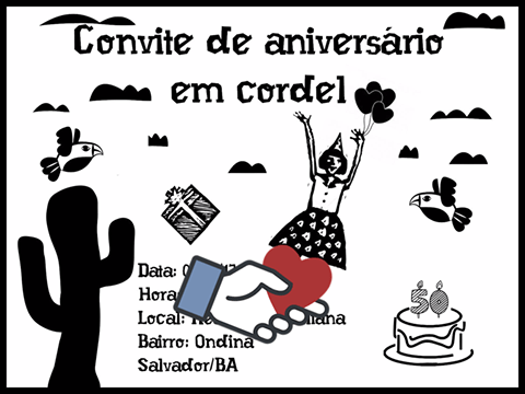 Cordel Personalizado Convite De Aniversário Virtual Em Cordel Cordel Personalizado Convite De Aniversário Virtual Em Cordel