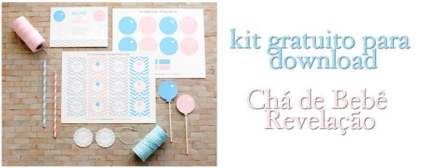 Kit Chá De Bebê Gratuito Para Download Kit Chá De Bebê Gratuito Para Download
