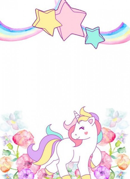Convite UnicÃrnios Invitación Del Cumpleaños Del Unicornio Convite UnicÃrnios Invitación Del Cumpleaños Del Unicornio