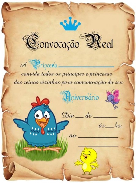 30 Festa Galinha Pintadinha Convite Aniversário Princesa 30 Festa Galinha Pintadinha Convite Aniversário Princesa