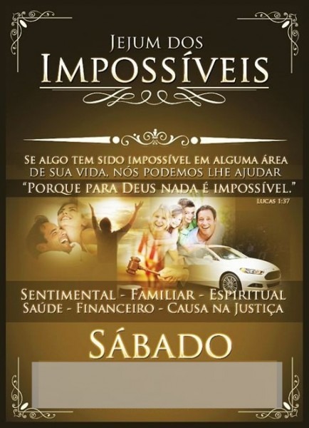Trabalho Universal Folheto SÃbado Trabalho Universal Folheto SÃbado
