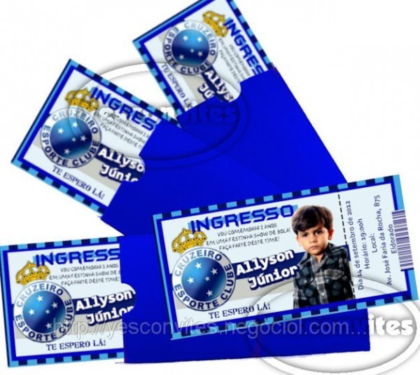 Convite De Aniversário Tipo Ingresso (id 26426), Preço R$1 Convite De Aniversário Tipo Ingresso (id 26426), Preço R$1
