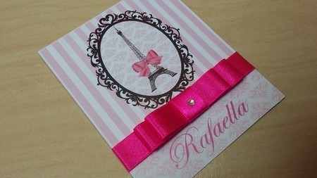 Convite Barbie Paris Convite Barbie Paris