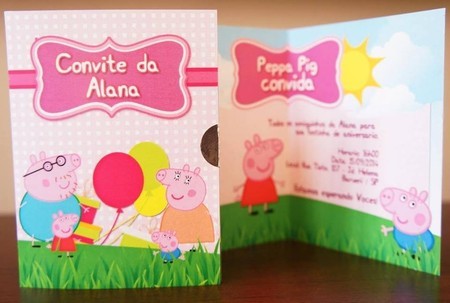 Convite AniversÃ¡rio Peppa Pig