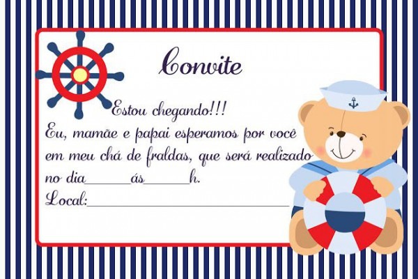 Convites Para Chá De Bebê Editáveis Grátis Para Baixar, Editar E Convites Para Chá De Bebê Editáveis Grátis Para Baixar, Editar E