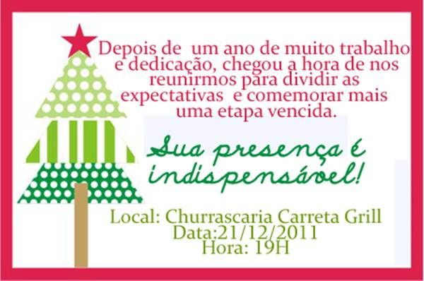 Convite Para Festa De Natal Da Empresa â Modelos De Convite Convite Para Festa De Natal Da Empresa â Modelos De Convite