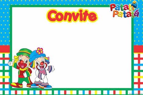 Resultado De Imagem Para Convite Patati Patata Gratis Resultado De Imagem Para Convite Patati Patata Gratis