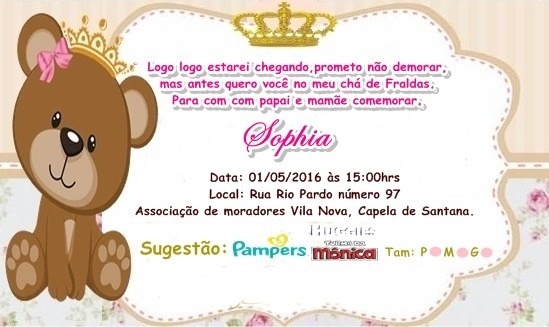 60 Convites Personalizados Chá De Bebê Ou Fraldas 60 Convites Personalizados Chá De Bebê Ou Fraldas