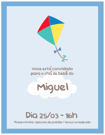 Chá De Bebê Do Miguel De Pipa Chá De Bebê Do Miguel De Pipa