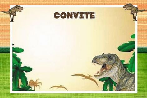 Convite Dinossauro Para Editar E Imprimir Meu Convite Dinossauro Para Editar E Imprimir Meu