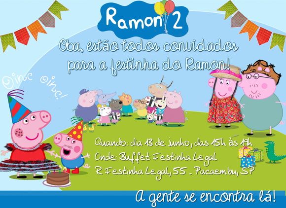Envie Quantos Convites Quiser! Convite Virtual Personalizado Com Envie Quantos Convites Quiser! Convite Virtual Personalizado Com