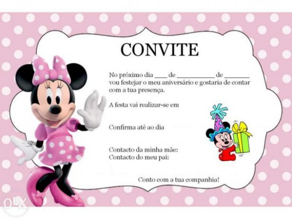 Convites De Aniversario Convites De Aniversario