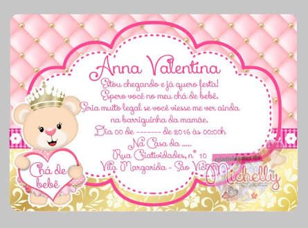 Resultado De Imagem Para Convite Ursinha Princesa Resultado De Imagem Para Convite Ursinha Princesa