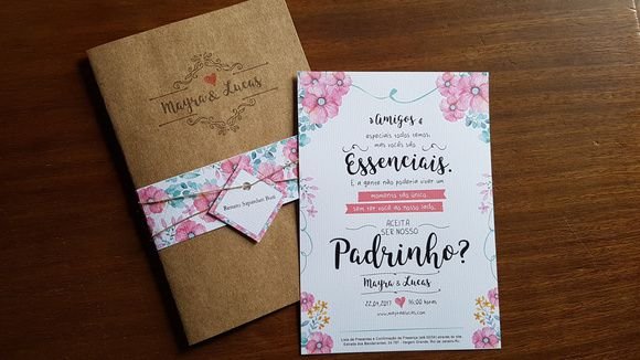 Convite Casamento Rustico Floral Moderno Convite Casamento Rustico Floral Moderno