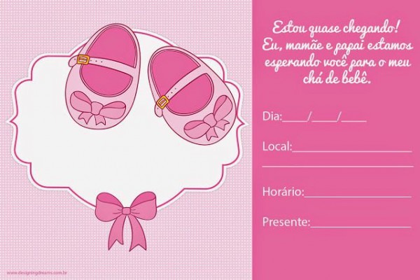 Convites Para Chá De Bebê Editáveis Grátis Para Baixar, Editar E Convites Para Chá De Bebê Editáveis Grátis Para Baixar, Editar E