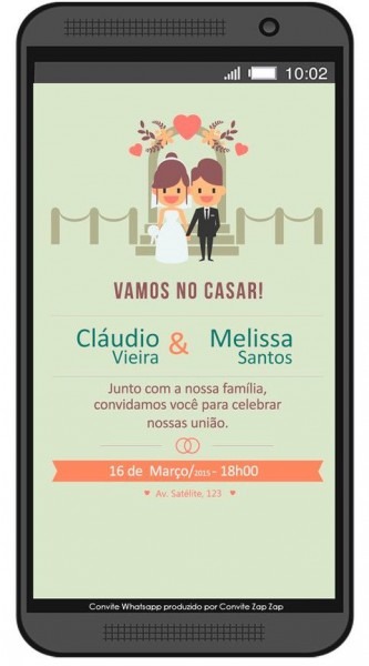 Convite De Casamento Whatsapp Perfeito Convite De Casamento Whatsapp Perfeito