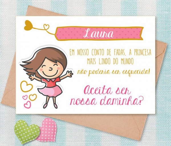 Convite Daminha Convite Daminha