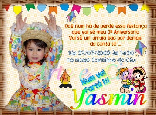 Convite Festa Junina Convite Festa Junina