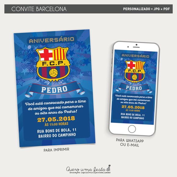Convite Barcelona Convite Barcelona