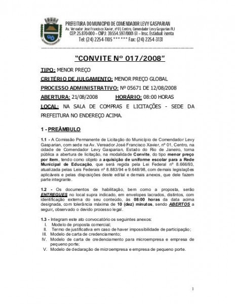 Carta Convite