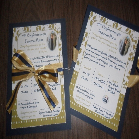 Carta Convite (igrejas) No Elo7 Carta Convite (igrejas) No Elo7