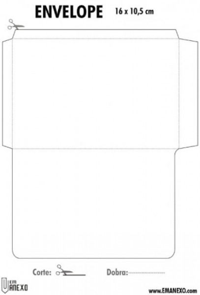 Molde Envelope Para Convites!!! Molde Envelope Para Convites!!!