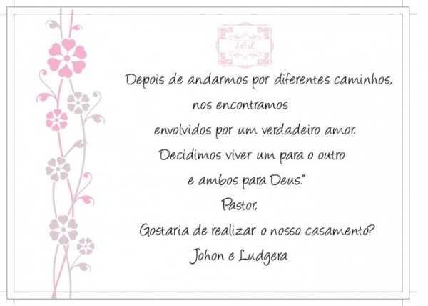 Convite Para Pastor Convite Para Pastor