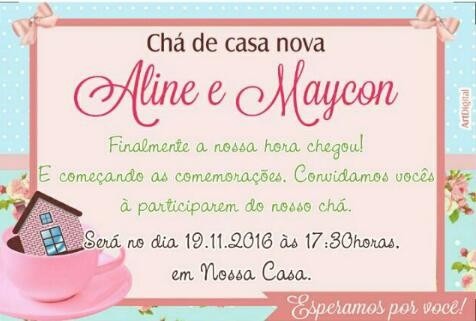 Meu Cha De Casa Nova Meu Cha De Casa Nova