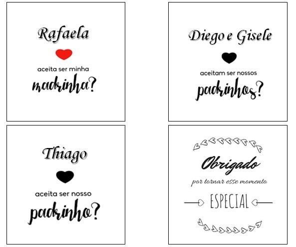Convite De Padrinhos Editável Vemver Convite De Padrinhos Editável Vemver