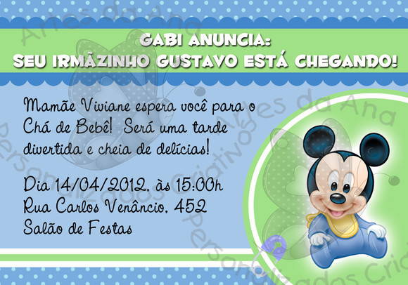 Chá De Bebê Com Mickey No Elo7 Chá De Bebê Com Mickey No Elo7