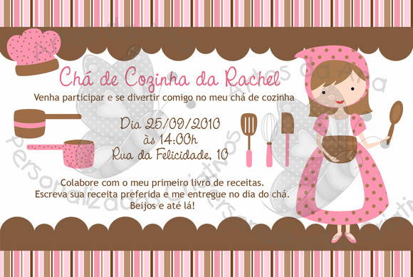 Chá De Cozinha Convite No Elo7 Chá De Cozinha Convite No Elo7