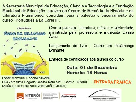 Convite De Encerramento Do Curso âportuguês à La Carte Iiâ Convite De Encerramento Do Curso âportuguês à La Carte Iiâ