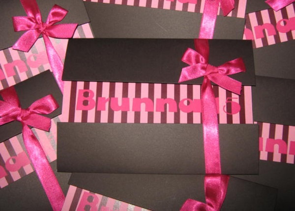 Convite 15 Anos Chic Marrom E Rosa Convite 15 Anos Chic Marrom E Rosa