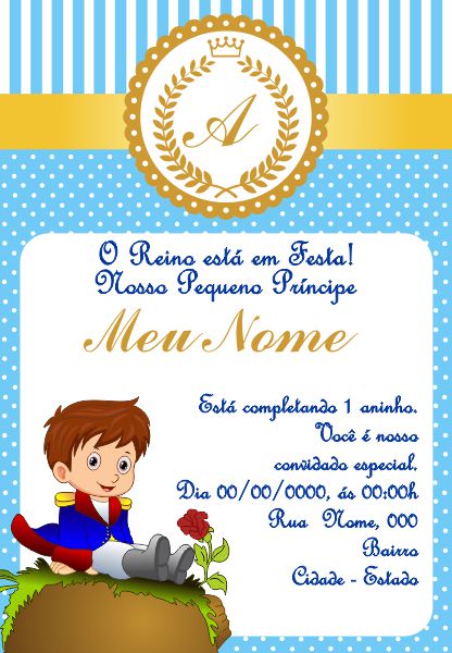 Convite De Aniversário Convite De Aniversário