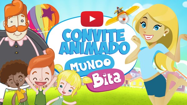 Convite Animado Virtual Mundo Bita Grátis Para Download Convite Animado Virtual Mundo Bita Grátis Para Download