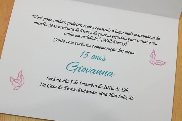 Convite 15 Anos Convite 15 Anos