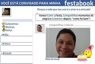 Convite De AniversÃ¡rio Facebook â Modelos De Convite