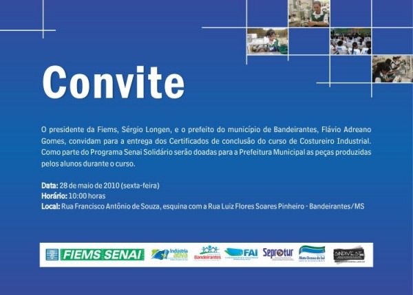 Jornal Bandeirantes News Convite Para O Encerramento Do Curso De Jornal Bandeirantes News Convite Para O Encerramento Do Curso De