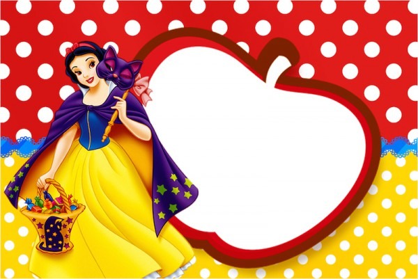 52 Convites Branca De Neve Apaixonantes Para Editar & Imprimir Grátis! 52 Convites Branca De Neve Apaixonantes Para Editar & Imprimir Grátis!