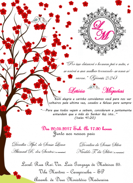 Convite De Casamento Editável Convite De Casamento Editável