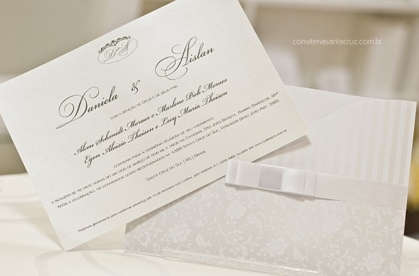Convite De Casamento Clássico Convite De Casamento Clássico