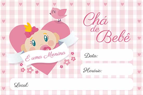 Convite De Chá De Bebê 50 Modelos Criativos Convite De Chá De Bebê 50 Modelos Criativos
