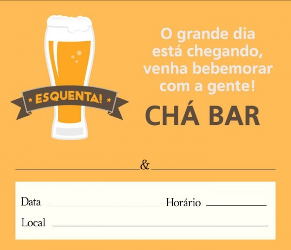 Convite Chá Bar â 10 Modelos Editáveis E Para Se Inspirar Convite Chá Bar â 10 Modelos Editáveis E Para Se Inspirar