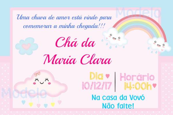 23 Convites De Chuva De Bênçãos Para Te Encantar! â Modelos De Convite 23 Convites De Chuva De Bênçãos Para Te Encantar! â Modelos De Convite