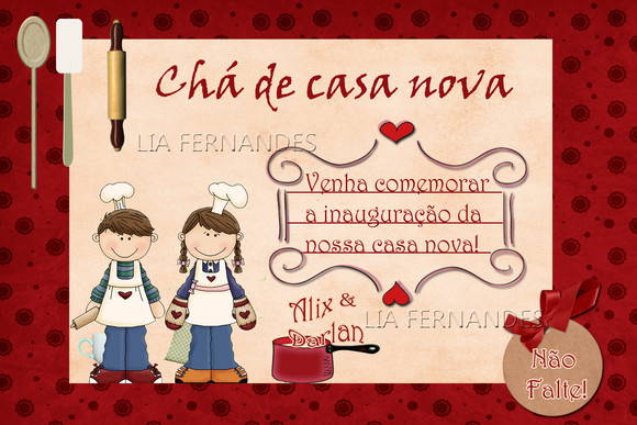 Convite Chá De Casa Nova No Elo7 Convite Chá De Casa Nova No Elo7