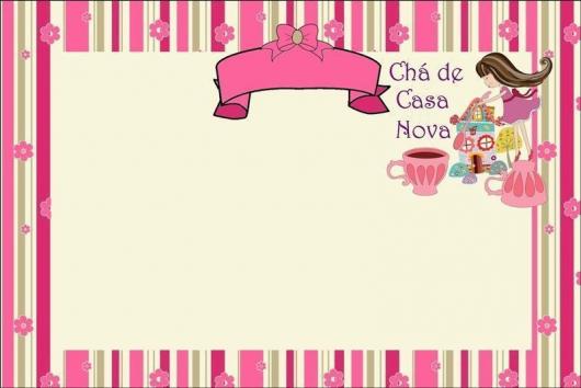 Convite Chá De Casa Nova 60 Inspirações & Modelos Para Imprimir Convite Chá De Casa Nova 60 Inspirações & Modelos Para Imprimir
