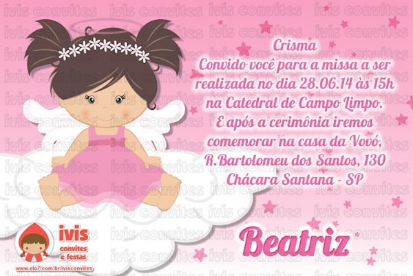 Convite Digital Crisma Ou 1ª Comunhão No Elo7 Convite Digital Crisma Ou 1ª Comunhão No Elo7